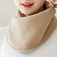 Cache-cou polaire chaud rouge – Couvre visage hiver unisexe pour protection contre le froid