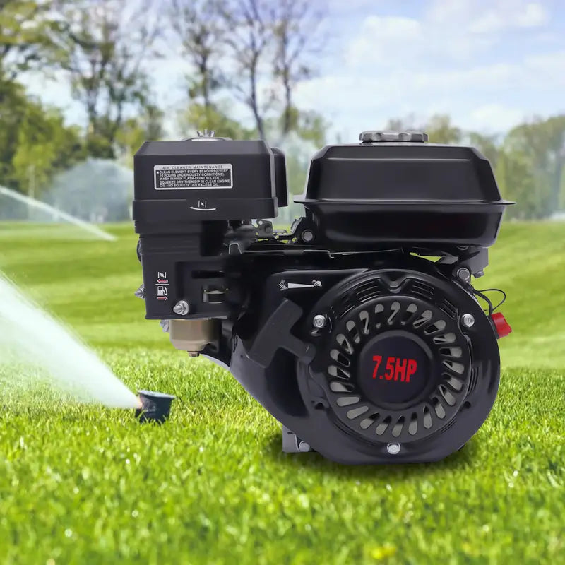 Moteur Thermique 7.5HP Essence – Puissant Moteur à 4 Temps pour Outils et Équipements de Jardinage