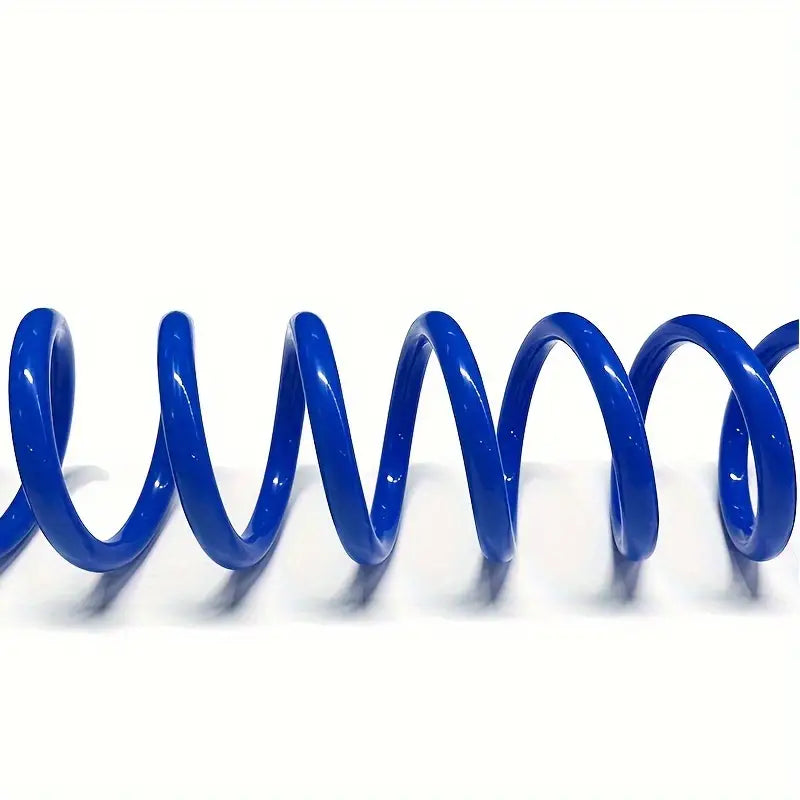 Tuyau Spiral Pneumatique Bleu Haute Pression – Flexible à Air Compressé avec Raccords Rapides pour Applications Industrielles