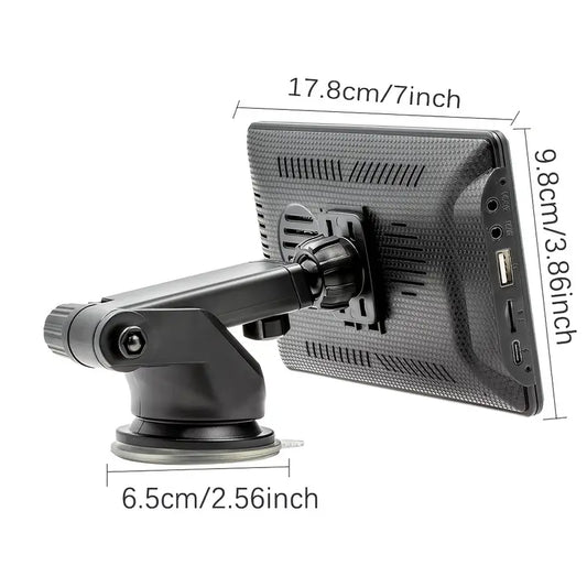 Lecteur Multimédia Portable pour Voiture avec Écran Tactile – GPS, Bluetooth, USB, Musique et Vidéo