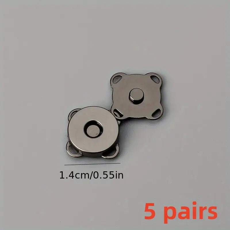 Boutons magnétiques métalliques femme – Fermoirs pratiques pour sacs, vestes et accessoires couture