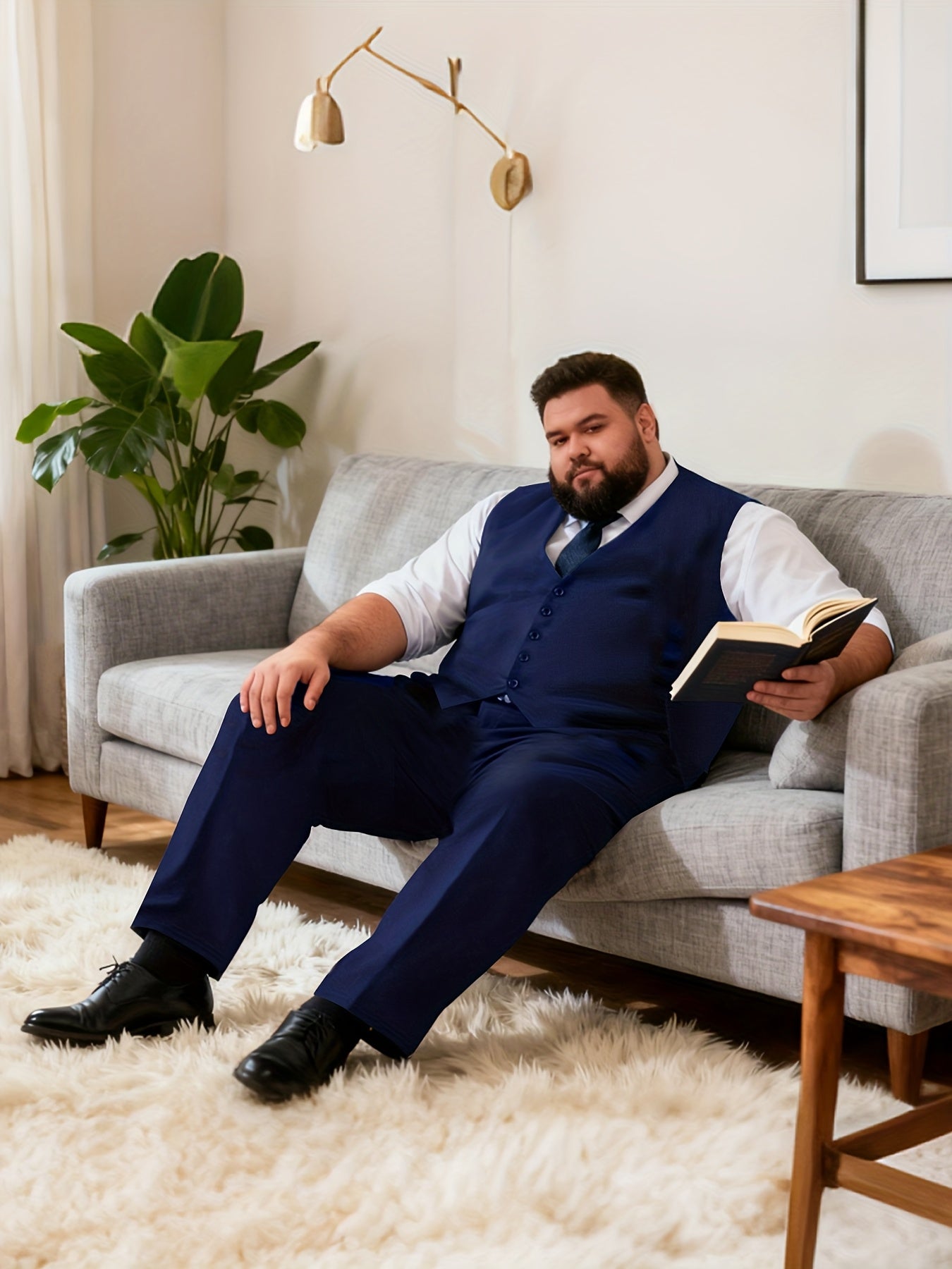 3 pièces Ensemble Costume Grande Taille