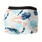 Pack de 4 Boxers Homme – Sous-vêtements à Motifs Tropicaux Colorés en Tissu Stretch