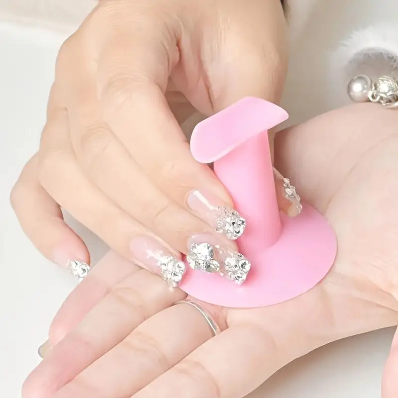 Support Doigt pour Vernis à Ongles – Accessoire Antidérapant pour Manucure Facile et Précise