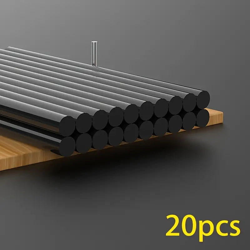 Bâtons de Colle Thermofusible Noire – Forte Adhérence pour Réparations, Assemblages et Travaux de Bricolage