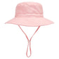 Chapeau de soleil enfant avec cordon – Protection anti-UV, motifs colorés et unis pour filles et garçons