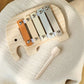 Xylophone Éléphant en Bois pour Enfants – Jouet Musical Éducatif aux Couleurs Douces Montessori