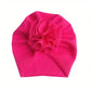 Turban Bébé avec Fleur en Tissu – Chapeaux et Casquettes Enfant Élégants | Bonnet Mode Fille Confort & Style