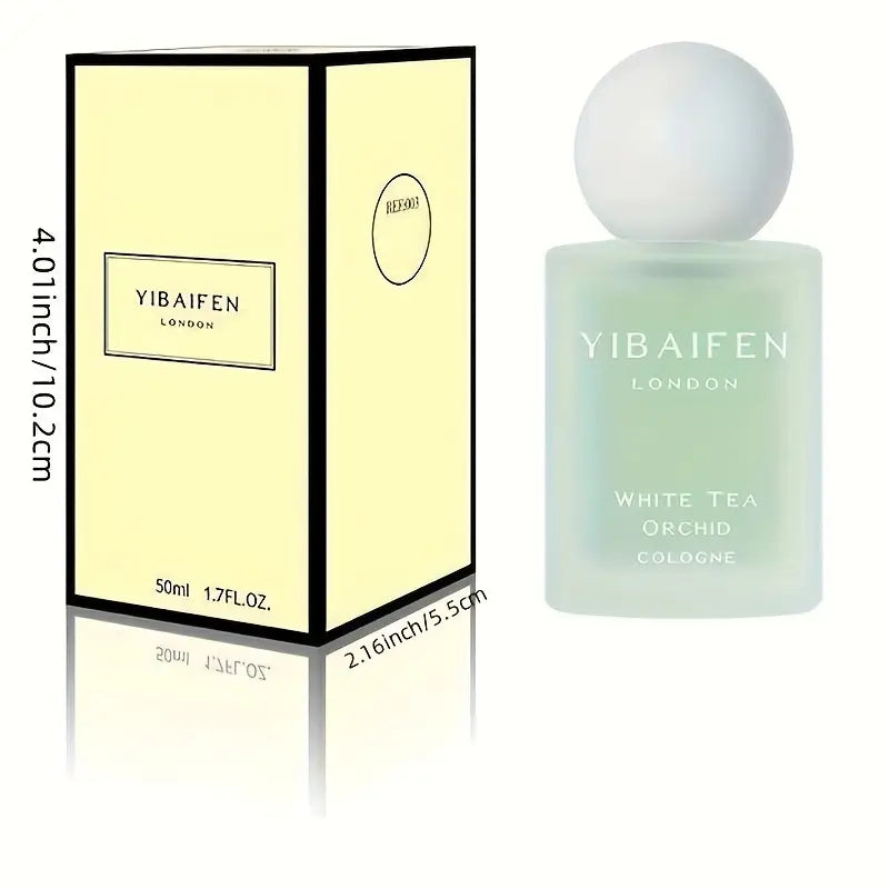 Parfum Femme YIBAIFEN – Cologne Fleur de Cerisier, Thé Blanc Orchidée & Pêche Miel Oolong – Fraîcheur Élégante et Florale