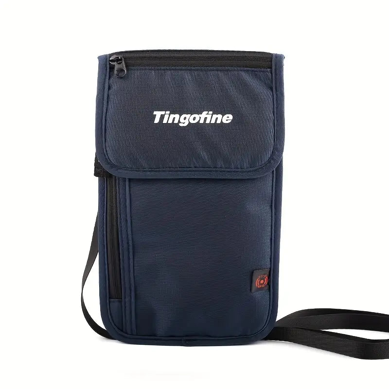 Porte-passeport tour de cou TigerNu  Pochette antivol discrète pour voyageur organisé