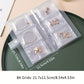 Pochette de rangement bijoux 84 compartiments – Organisateur portable pour boucles d’oreilles, bagues et bracelets