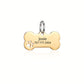 Médaille personnalisée en forme d’os pour chien ou chat – Gravure nom et téléphone incluse