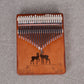 Kalimba 21 Lames en Bois – Piano à Pouces Africain avec Gravure