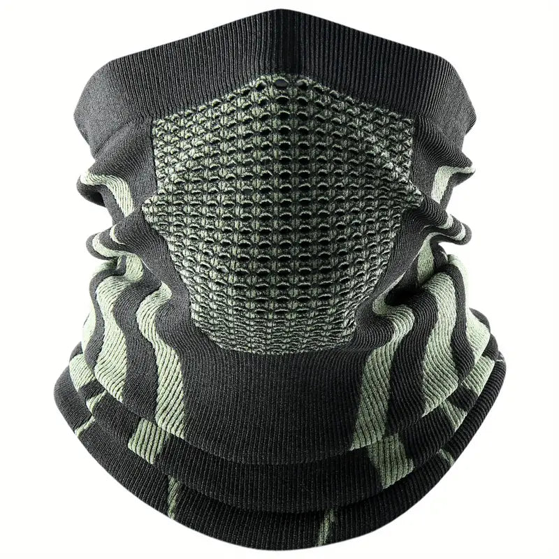 Cache-cou homme hiver respirant – Masque tour de cou sport et moto anti-froid
