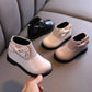 Bottines bébé fille élégantes avec nœud décoratif – Chaussures automne hiver confortables