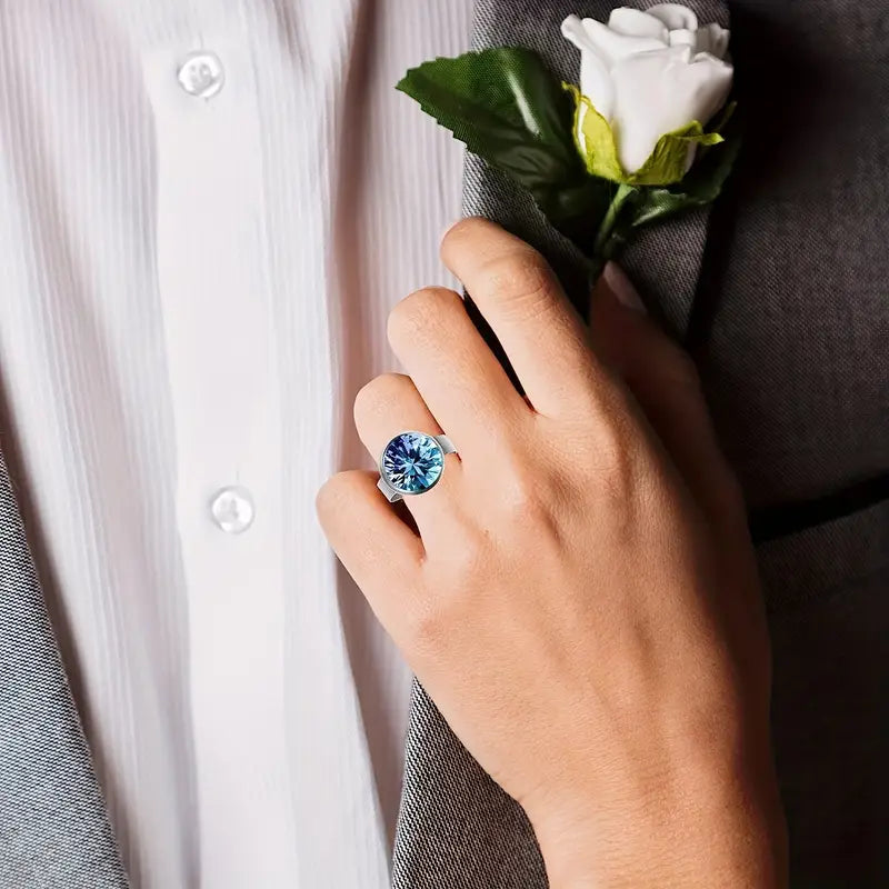 Bague Support Plateaux Ronds Ajustables – Base Métal pour Moulage Résine et Création de Bijoux Personnalisés