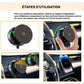 Support Téléphone Voiture Magnétique Puissant – Rotation 360° avec Fixation Sécurisée et Design Élégant