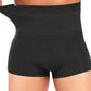 Boxer Homme Amincissant Taille Haute Noir - Compression Ciblée Abdomen et lissage Silhouette Discret