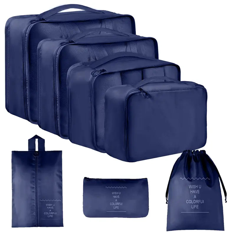 Set de 7 organiseurs de voyage Rangement pratique pour valises et bagages