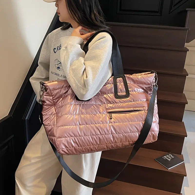 Sac bandoulière homme grande capacité – Design moderne et compartiments pratiques