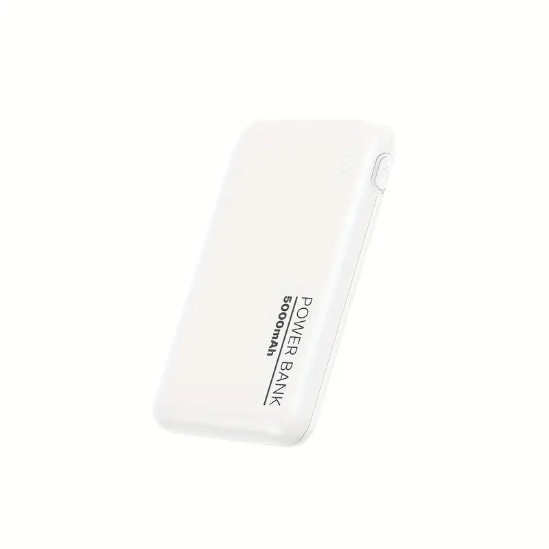 Power Bank Compact 10000mAh – Batterie Externe Rouge avec Indicateur LED et Charge Rapide