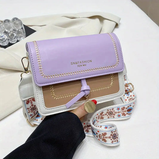 Sac à main femme multicolore avec porte-monnaie assorti – Élégance et praticité