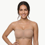 Soutien-Gorge Bandeau Sans Bretelles Invisible – Push-Up Léger Anti-Glisse