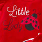 Haut bébé fille rouge avec motif coccinelle – T-shirt manches courtes été Little Lady