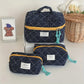 Trousse de toilette violet à motif  Set de 3 pochettes pratiques et tendance