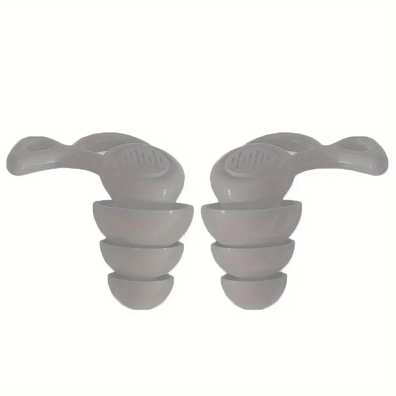 Bouchons d’Oreilles Réutilisables en Silicone – Anti-Bruit, Confort Nocturne et Protection Auditive