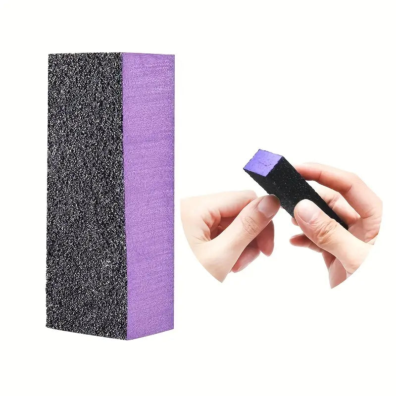 Bloc Polissoir à Ongles Professionnel – Lime 4 Faces pour Manucure et Préparation des Ongles