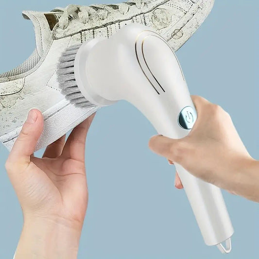 Brosse Électrique de Nettoyage Multifonction – Idéale pour Chaussures, Sols et Surfaces Tenaces