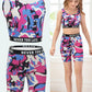 Ensemble fille camouflage bleu, coloris Couleur mélangée 3