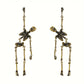 Boucles d’oreilles squelette articulé – Accessoire Halloween gothique tendance
