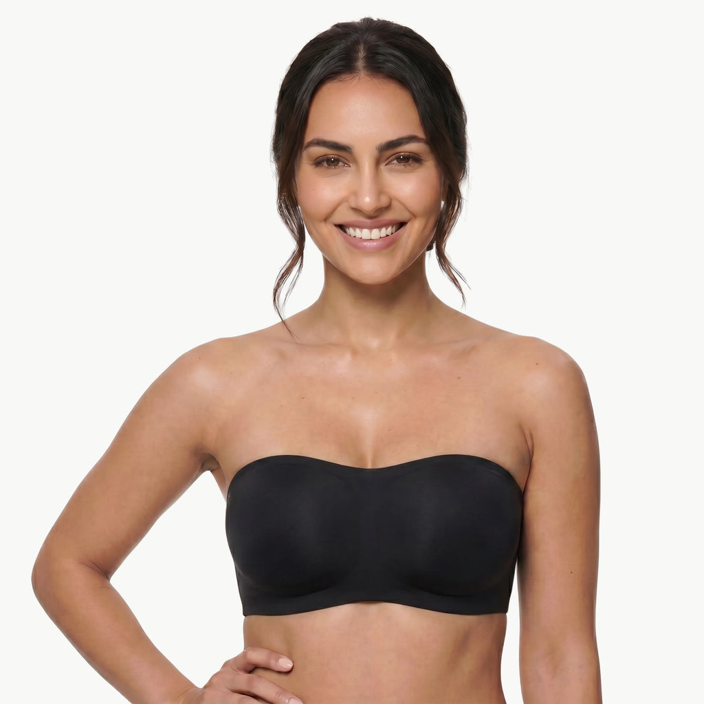 Soutien-Gorge Bandeau Sans Bretelles Invisible – Push-Up Léger Anti-Glisse