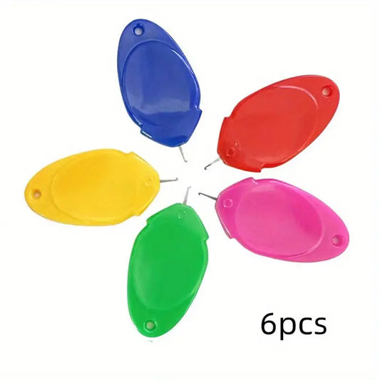Enfile-Aiguilles Colorés en Plastique – Accessoire Pratique pour Couture et Broderie