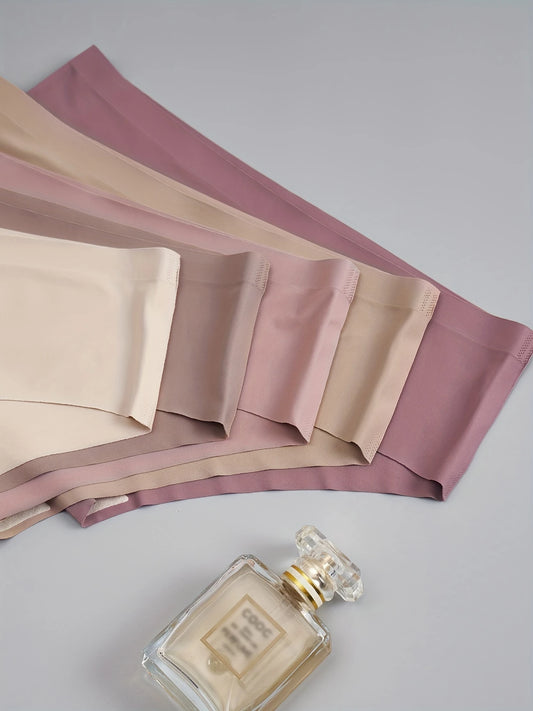 Lot de 5 Culottes Invisibles Femme Sans Couture – Ultra Douces & Confortables, Lingerie Seconde Peau