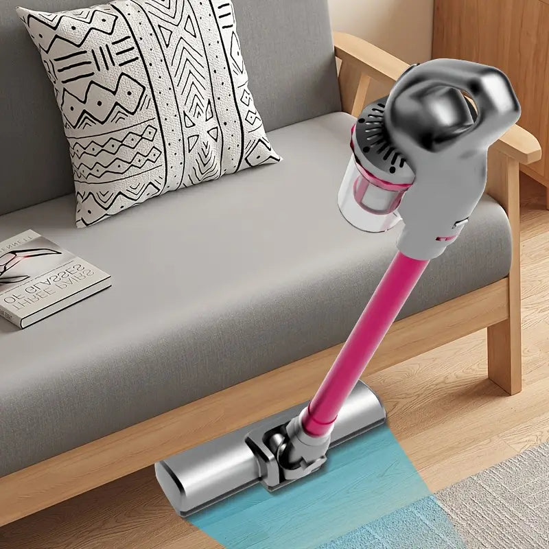 Aspirateur Balai Sans Fil 3-en-1 – Léger, Puissant et Multifonction pour Sols, Tapis et Canapés – Design Rose Métallisé