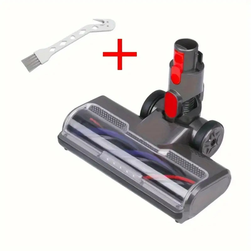 Brosse Tête Motorisée pour Aspirateur Balai – Compatible Dyson V6/V7/V8/V10 – Avec Rouleau Rotatif et LED Intégrée