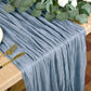 Chemin de Table en Mousseline Terracotta