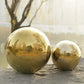 Boule Miroir Décorative de Jardin – Sculpture Moderne en Acier Inoxydable pour Extérieur, Terrasse et Étang