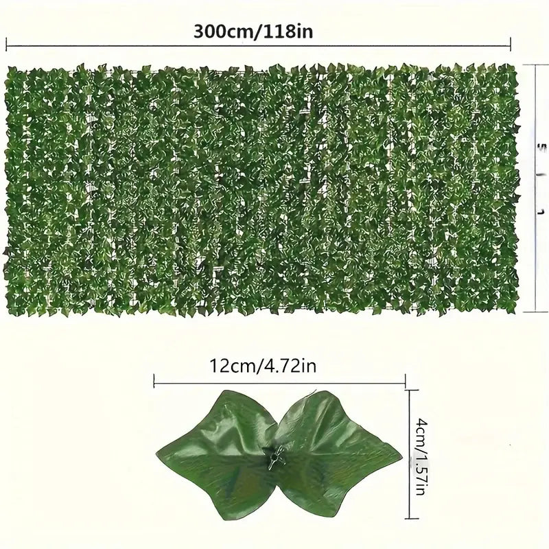 Haie Artificielle Feuillage Densité Premium – Panneau de Jardin & Mur pour Intimité et Décoration Extérieure