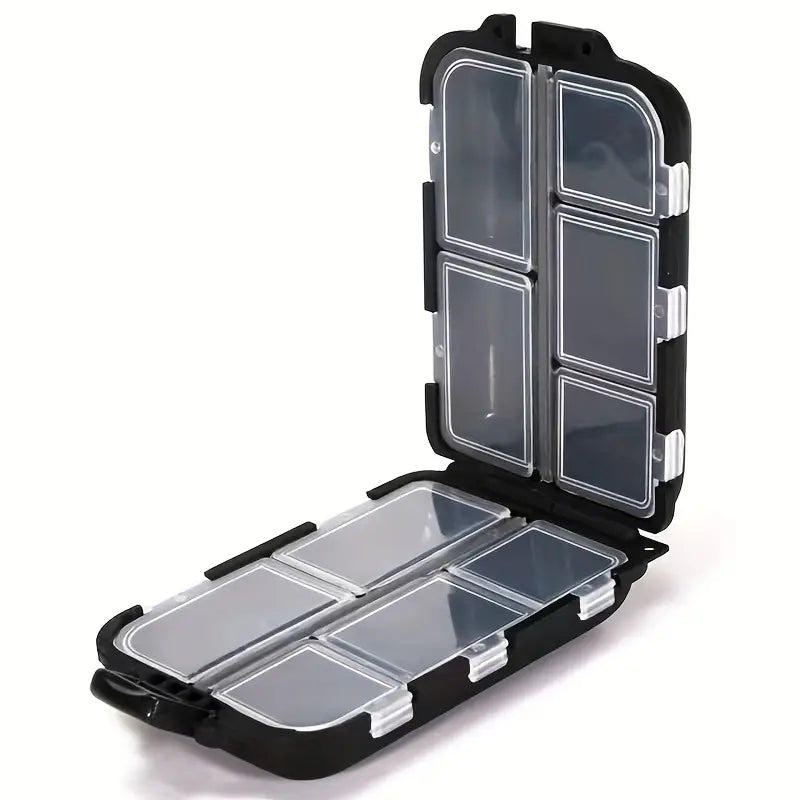 Boîte de rangement pour pêche – Boîte à compartiments étanches pour leurres, hameçons et accessoires