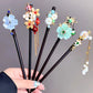 Épingles à cheveux fleurs style chinois – Accessoires coiffure femme élégants et raffinés