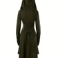 Robe médiévale à capuche – Déguisement gothique et fantasy pour femme