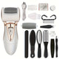 Kit Complet de Soin des Pieds Électrique – Râpe Pied Rechargeable et Accessoires Professionnels pour Éliminer Callosités et Peau Morte