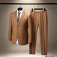 Costume 2 pièces uni pour homme grande taille