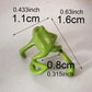 Cuff d’oreille grenouille verte – Accessoire de costume original et fun pour femme