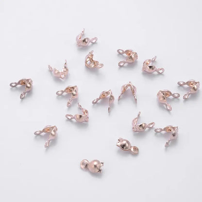 Cache-Noeuds Argentés pour Bijoux – Embouts de Finition Métalliques pour Câbles et Fils
