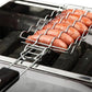 Grille barbecue inox pour saucisses – Accessoire de cuisson portable idéal camping et pique-nique